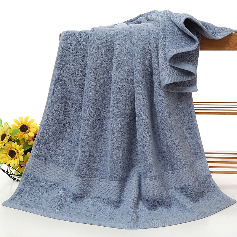Classic Bathroom Soft Towel | Grey Blue