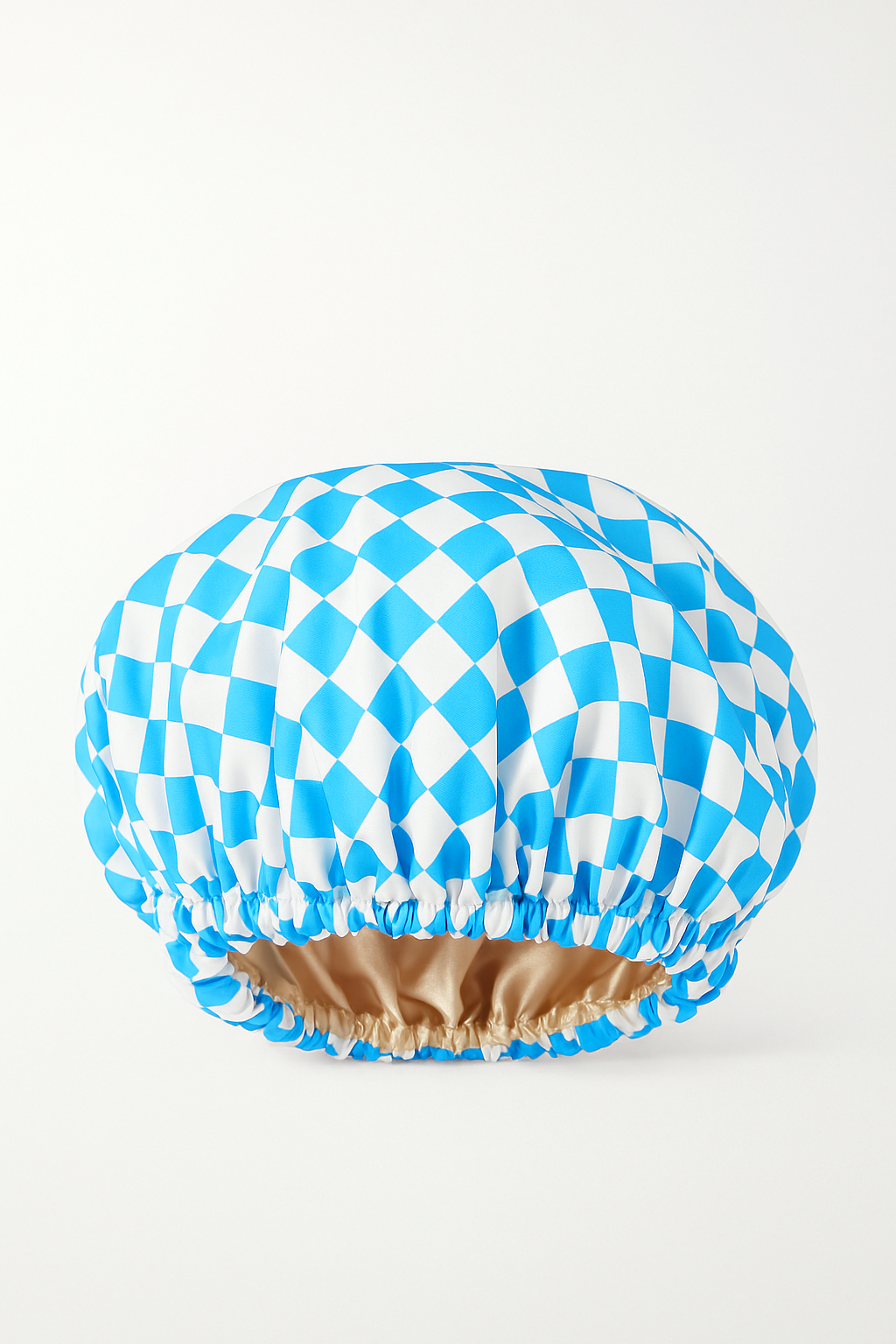 Women's fashion waterproof double-layer shower cap