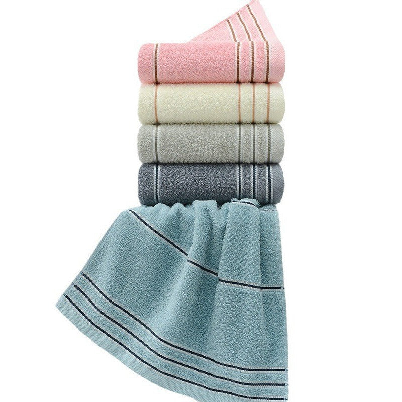 100% Cotton Absorbent Everyday Face Towel 13.4x29.1 Inches