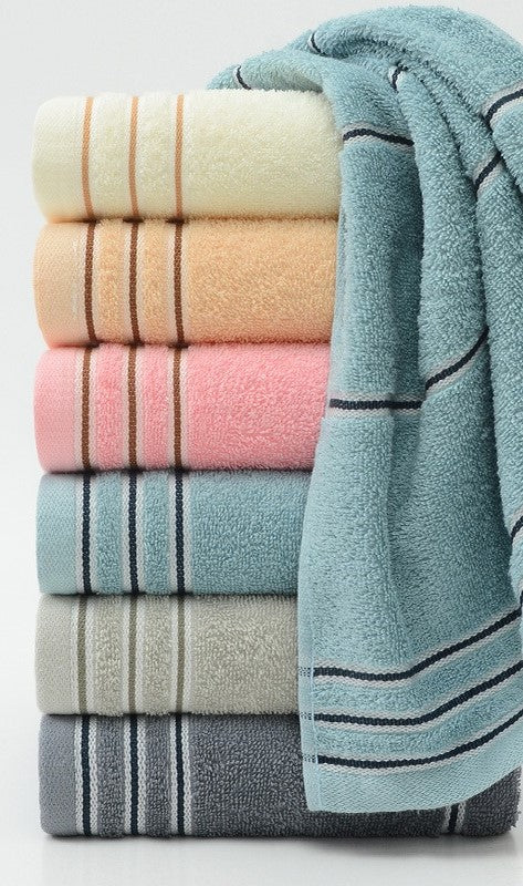 100% Cotton Absorbent Everyday Face Towel 13.4x29.1 Inches