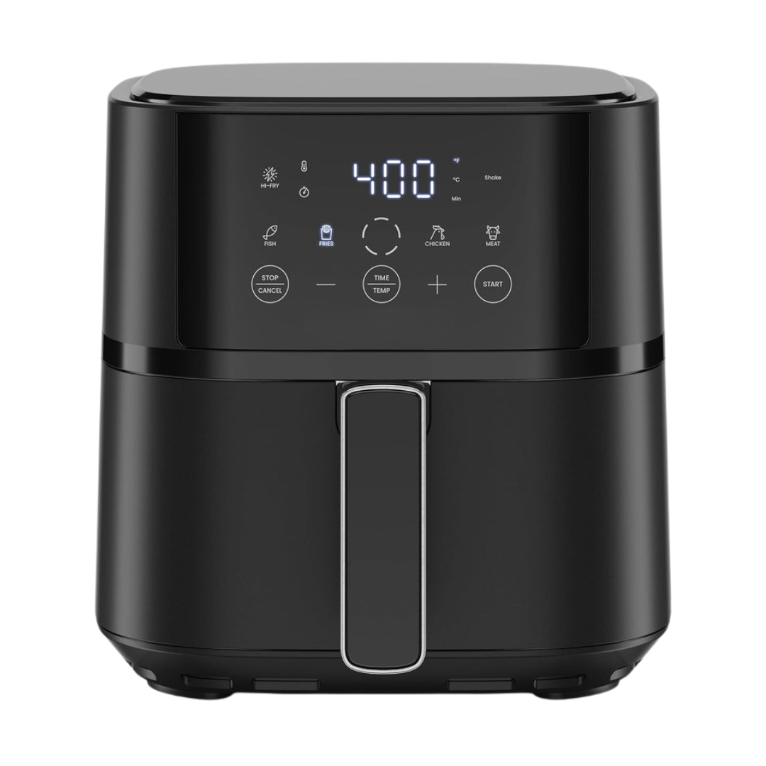 Compact 4QT Air Fryer with Hi-Fry Technology & Touchscreen Controls