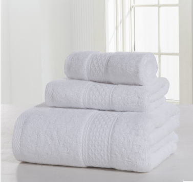 Cotton Soft Double-Sided Thickening Towel Set – 3 Sizes