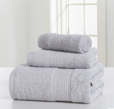 Cotton Soft Double-Sided Thickening Towel Set – 3 Sizes