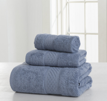 Cotton Soft Double-Sided Thickening Towel Set – 3 Sizes