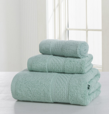 Cotton Soft Double-Sided Thickening Towel Set – 3 Sizes