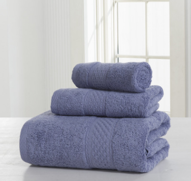 Cotton Soft Double-Sided Thickening Towel Set – 3 Sizes