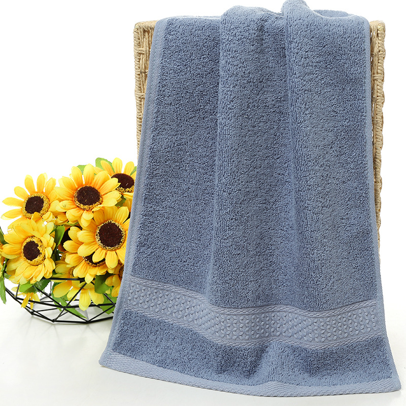 Classic Bathroom Soft Towel | Grey Blue