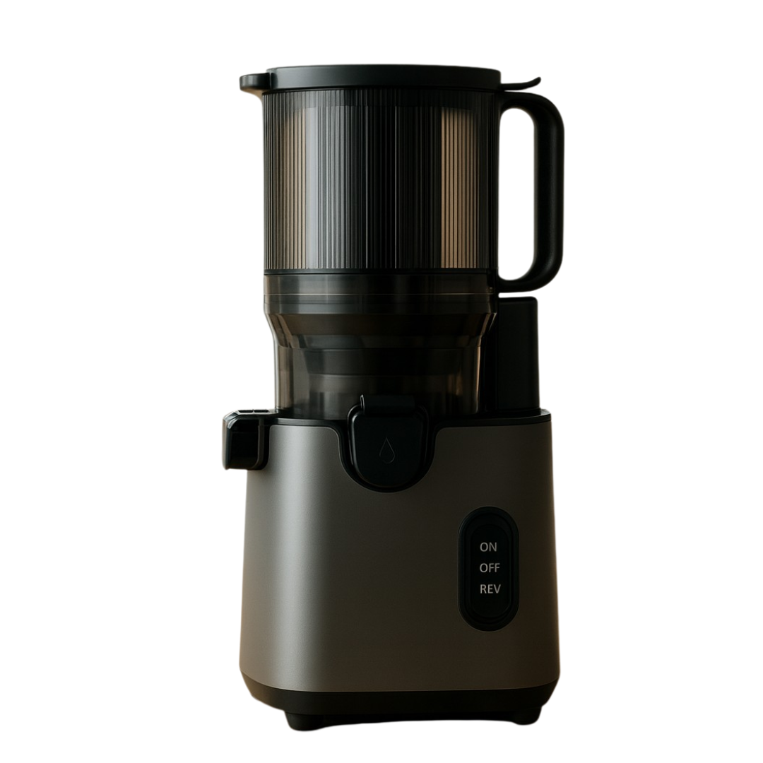 Cold Extraction Press Juicer with 5.4" Feed Chute and Dual Strainers