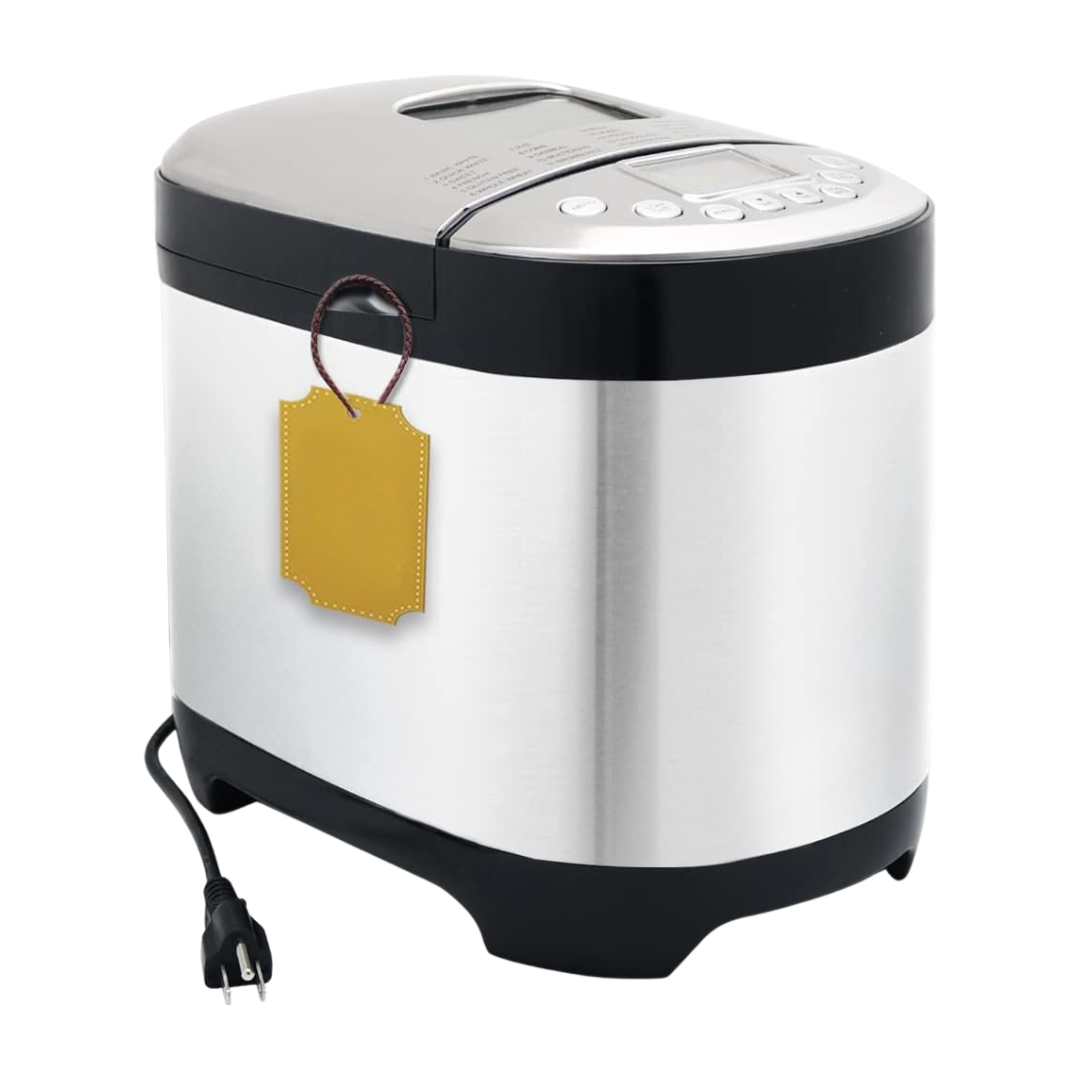 29-in-1 Automatic Bread Maker with Custom Menus and LCD Display