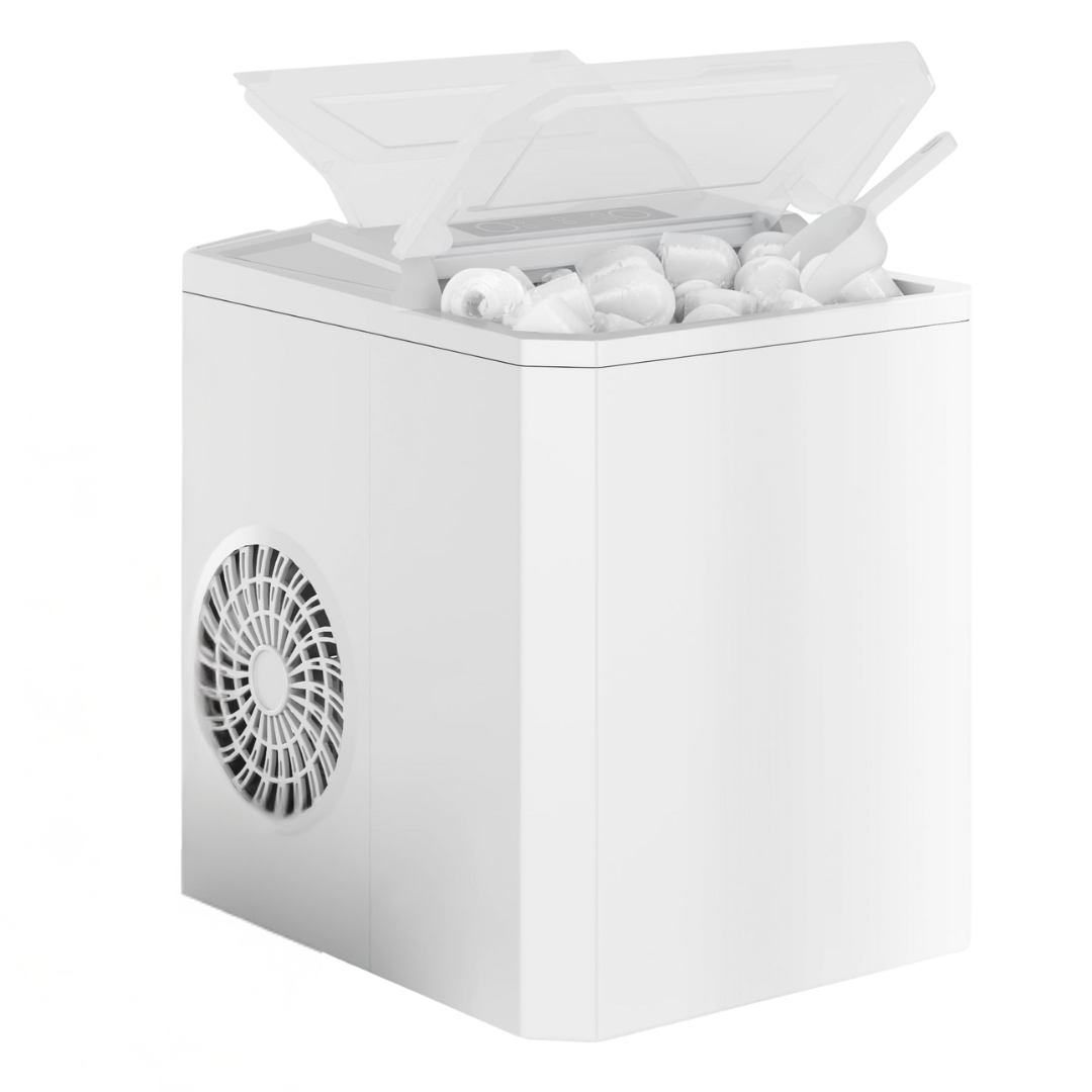 Countertop Ice Maker with 2 Cube Sizes, 26.5 lbs Daily Capacity