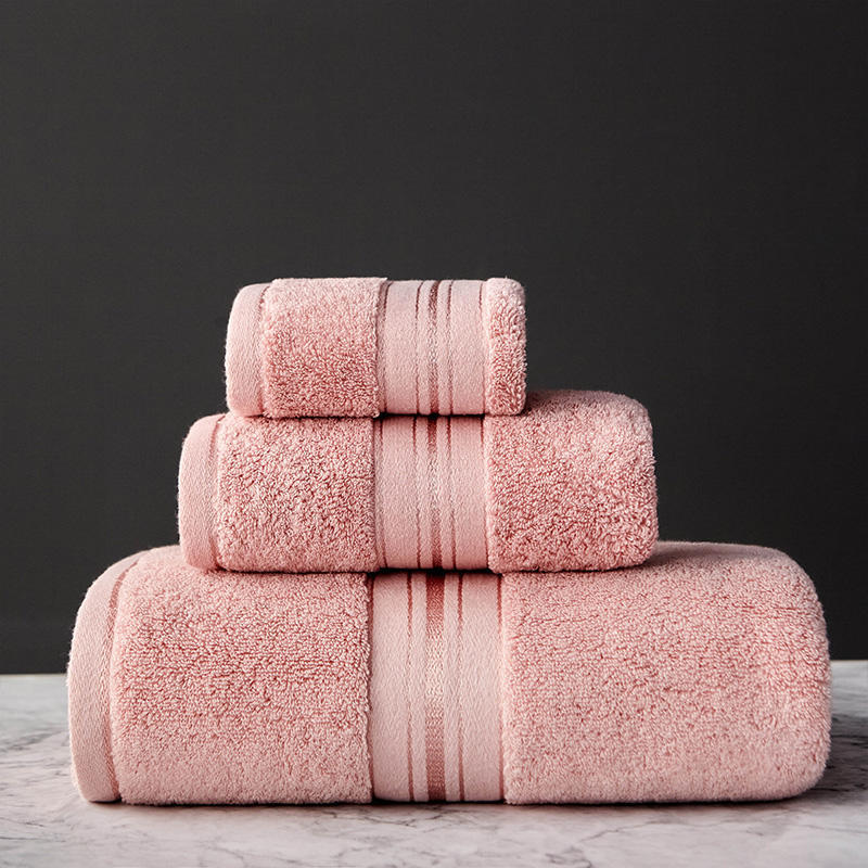 Pure Cotton Bath Towel Set with Multi-Size Use Options