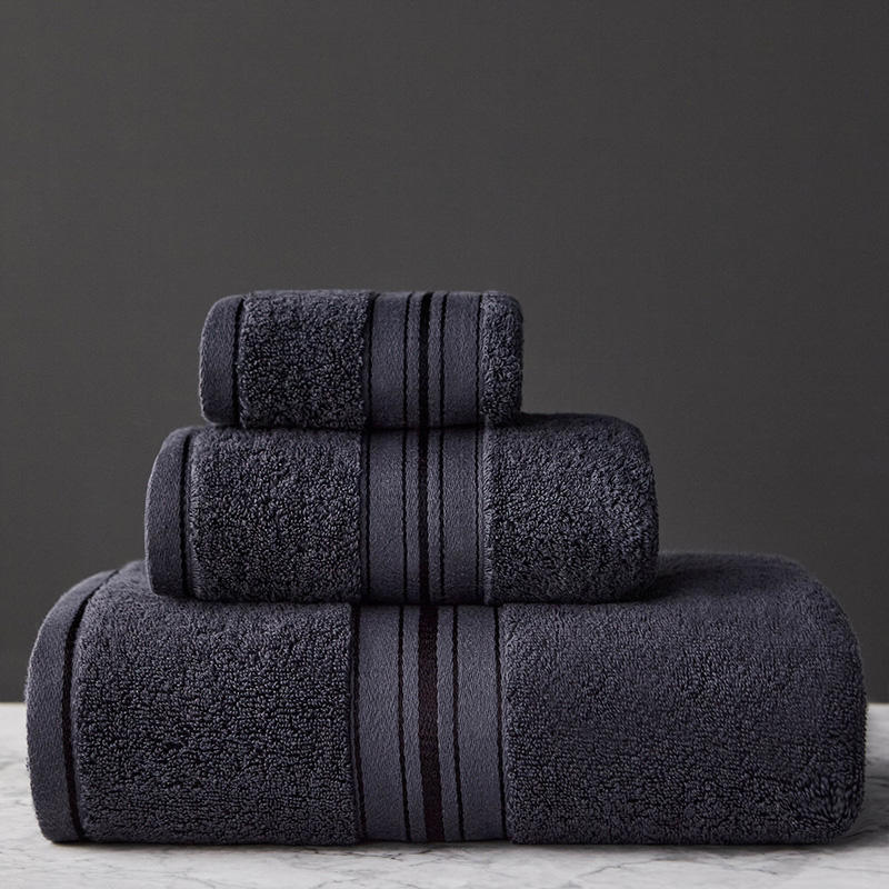 Pure Cotton Bath Towel Set with Multi-Size Use Options