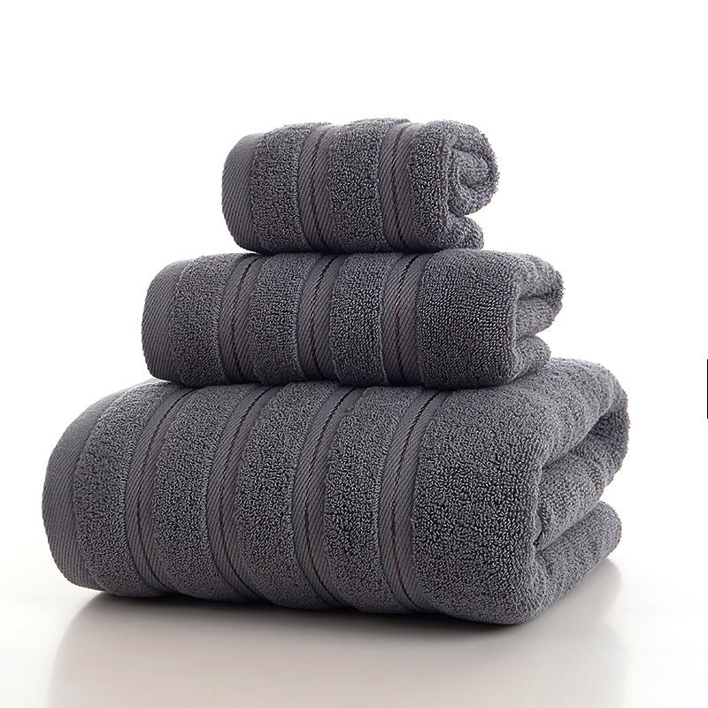 Soft Absorbent 3-Piece Towel Set for Daily Use