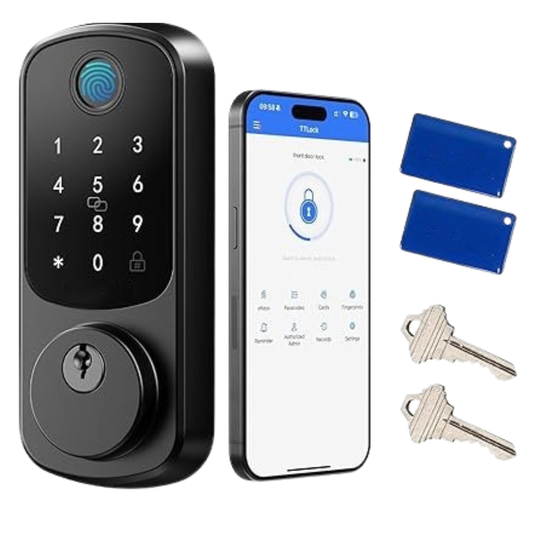 Smart Door Lock B200 Keyless Deadbolt with Fingerprint & App Control
