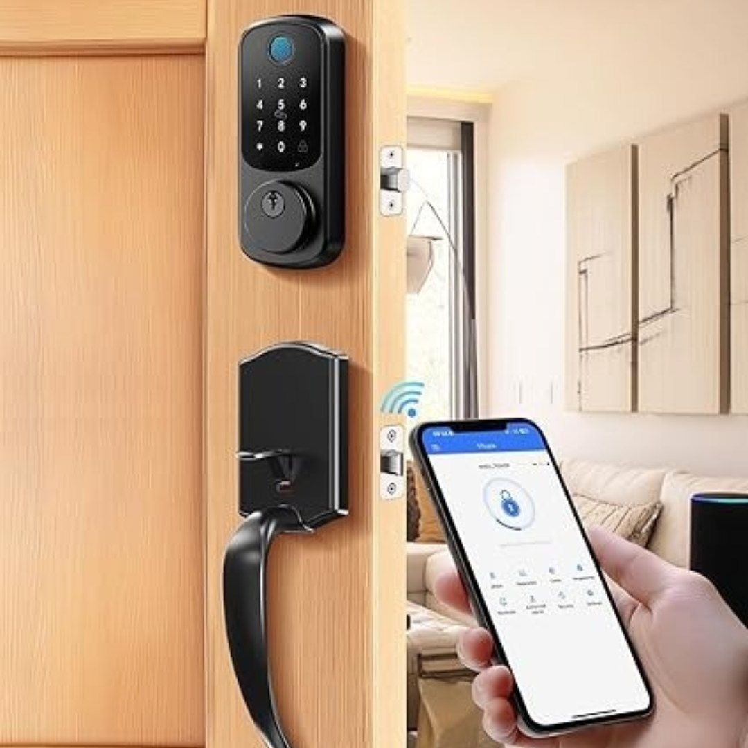 Smart Door Lock B200 Keyless Deadbolt with Fingerprint & App Control